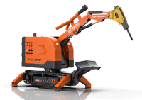 破拆機(jī)器人（音視頻傳輸、環(huán)境氣體探測(cè)+配備破碎錘、圓盤鋸、液壓剪、夾抓裝置等屬具，具有破拆、切割、剪切、抓取等功能）