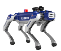 治安巡邏四足機(jī)器狗 （40kg超級(jí)大狗，第7代，集成一體式遙控器+對(duì)講照明+警示燈+自主跟隨）