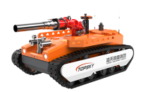 防爆消防滅火偵察機(jī)器人【大流量】 (360&deg;升降云臺探測裝置+語音控制）